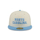 North Carolina Tar Heels Two Tone Stitch 59FIFTY Fitted Hat