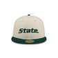 Michigan State Spartans Two Tone Stitch 59FIFTY Fitted Hat