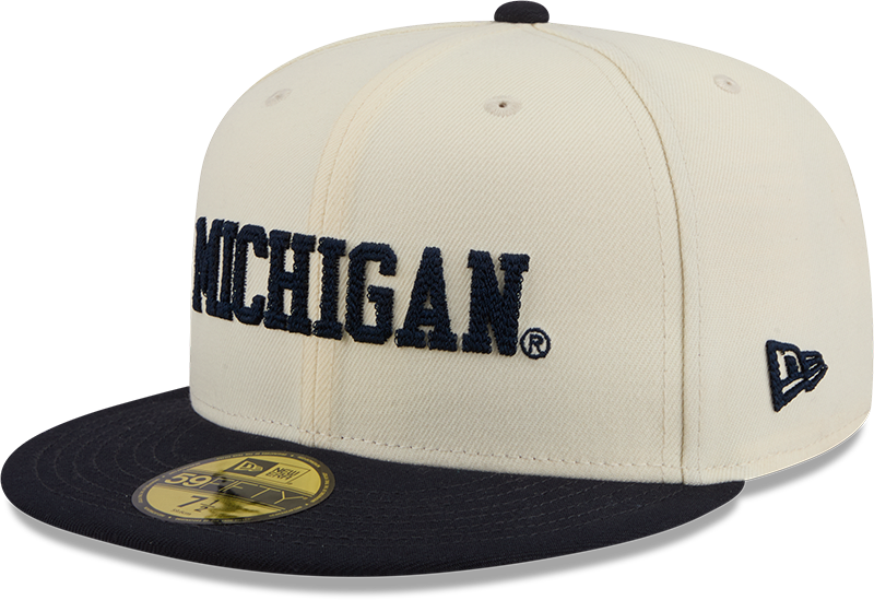 Michigan Wolverines Two Tone Stitch 59FIFTY Fitted Hat