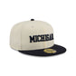 Michigan Wolverines Two Tone Stitch 59FIFTY Fitted Hat