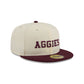 Texas A&M Aggies Two Tone Stitch 59FIFTY Fitted Hat