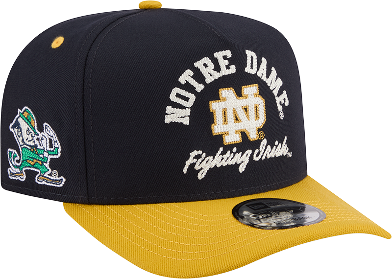 Notre Dame Fighting Irish Arched 9FIFTY A-Frame Snapback Hat
