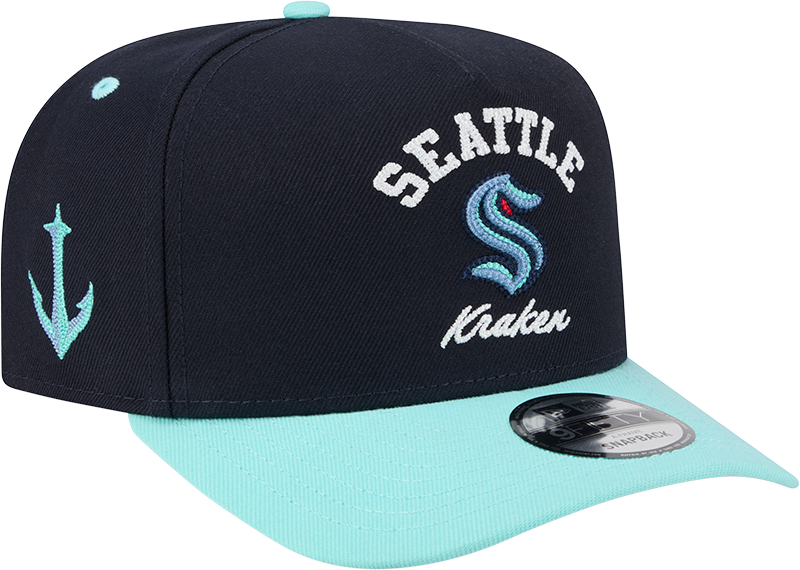 Seattle Kraken Arched 9FIFTY A-Frame Snapback Hat