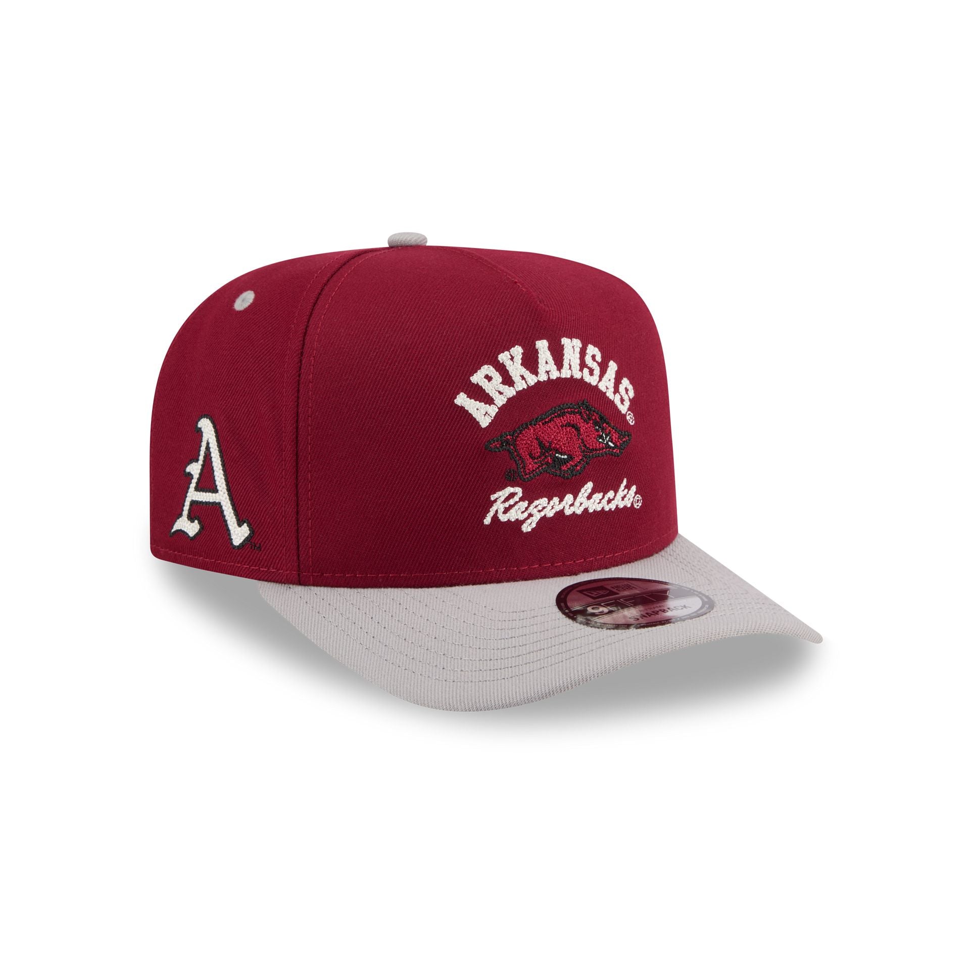 Arkansas Razorbacks Arched 9FIFTY A-Frame Snapback Hat