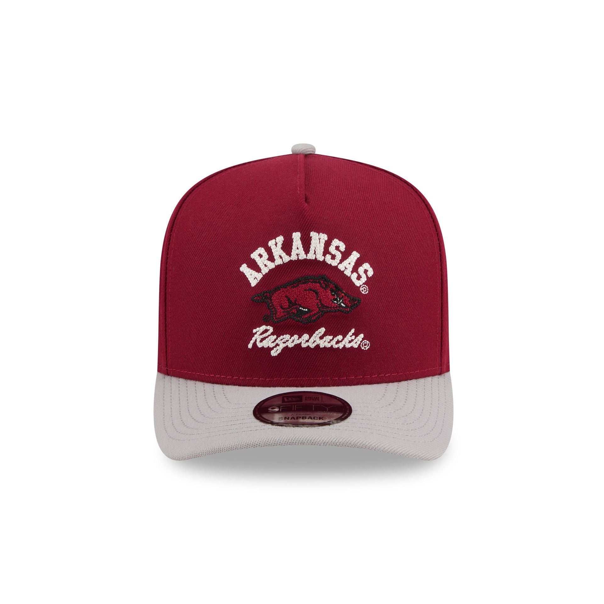 Arkansas Razorbacks Arched 9FIFTY A-Frame Snapback Hat