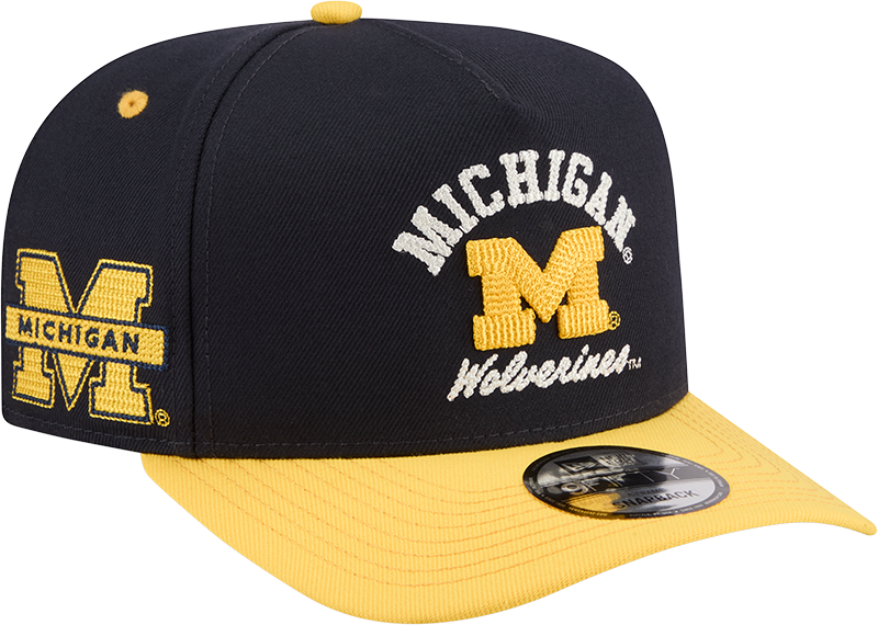 Michigan Wolverines Arched 9FIFTY A-Frame Snapback Hat