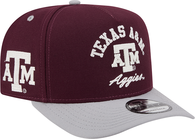 Texas A&M Aggies Arched 9FIFTY A-Frame Snapback Hat