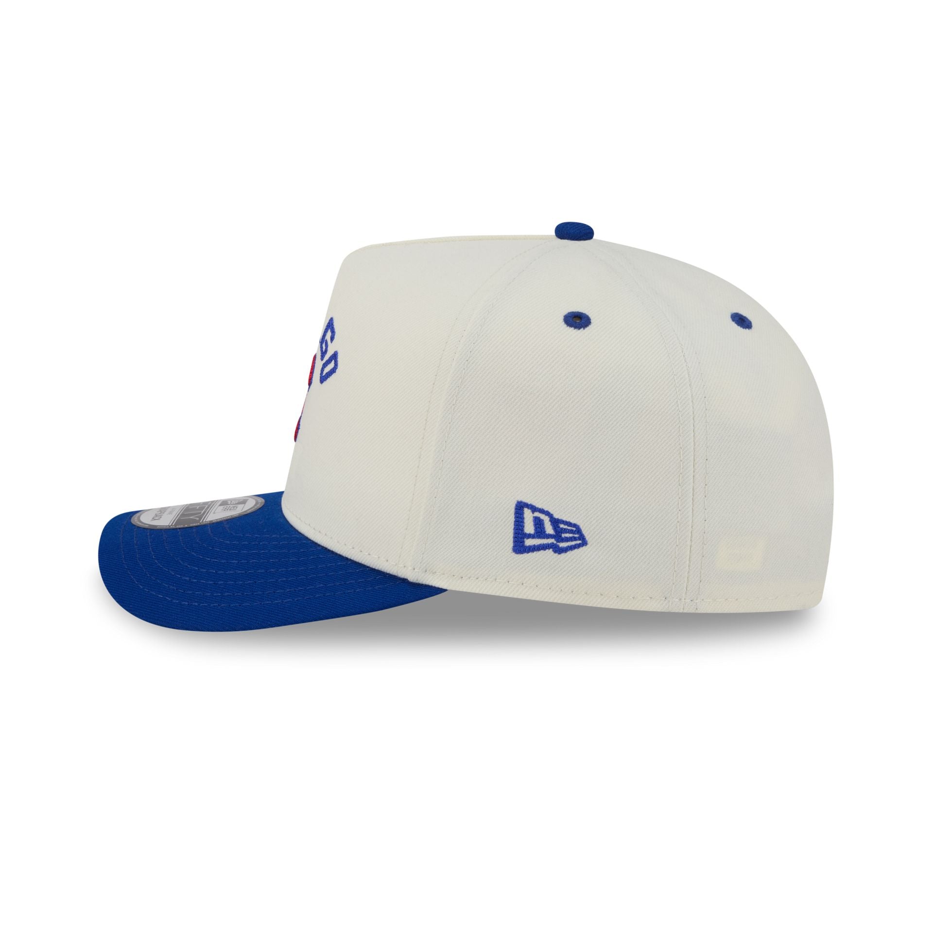 Chicago Cubs Arched Chrome White 9FIFTY A-Frame Snapback Hat