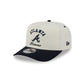 Atlanta Braves Arched Chrome White 9FIFTY A-Frame Snapback Hat