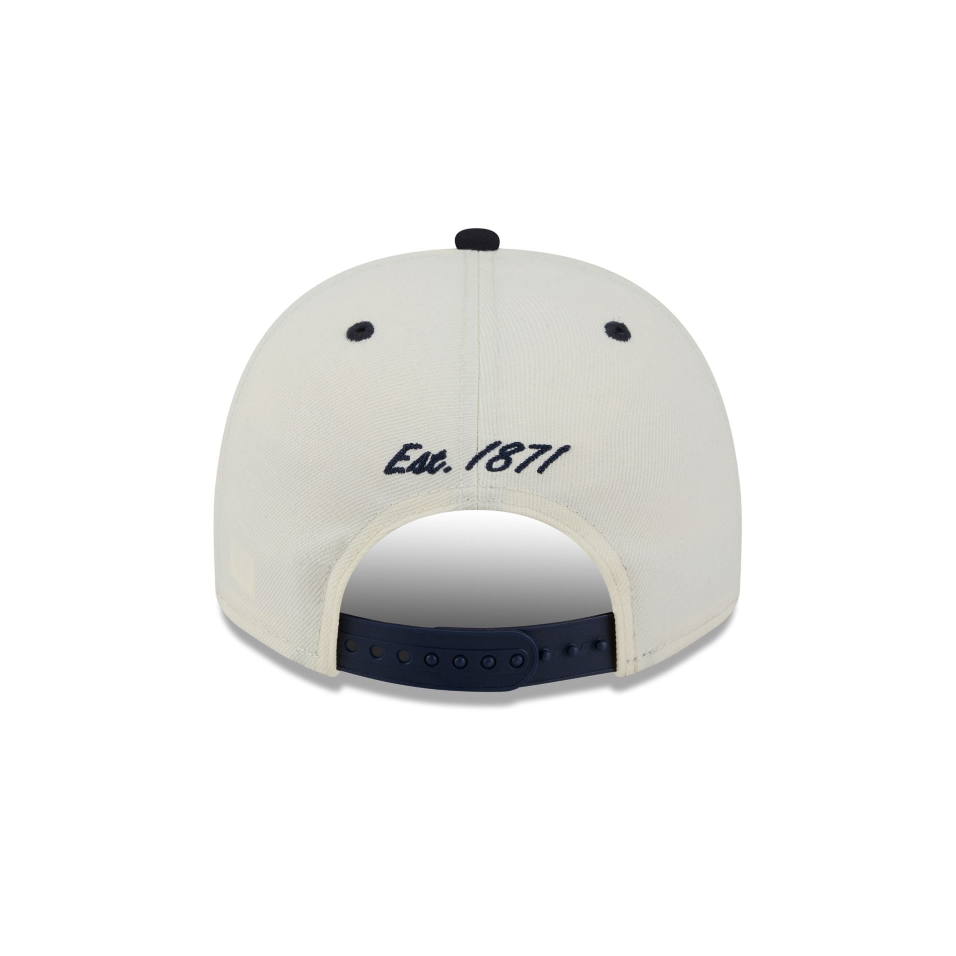 Atlanta Braves Arched Chrome White 9FIFTY A-Frame Snapback Hat