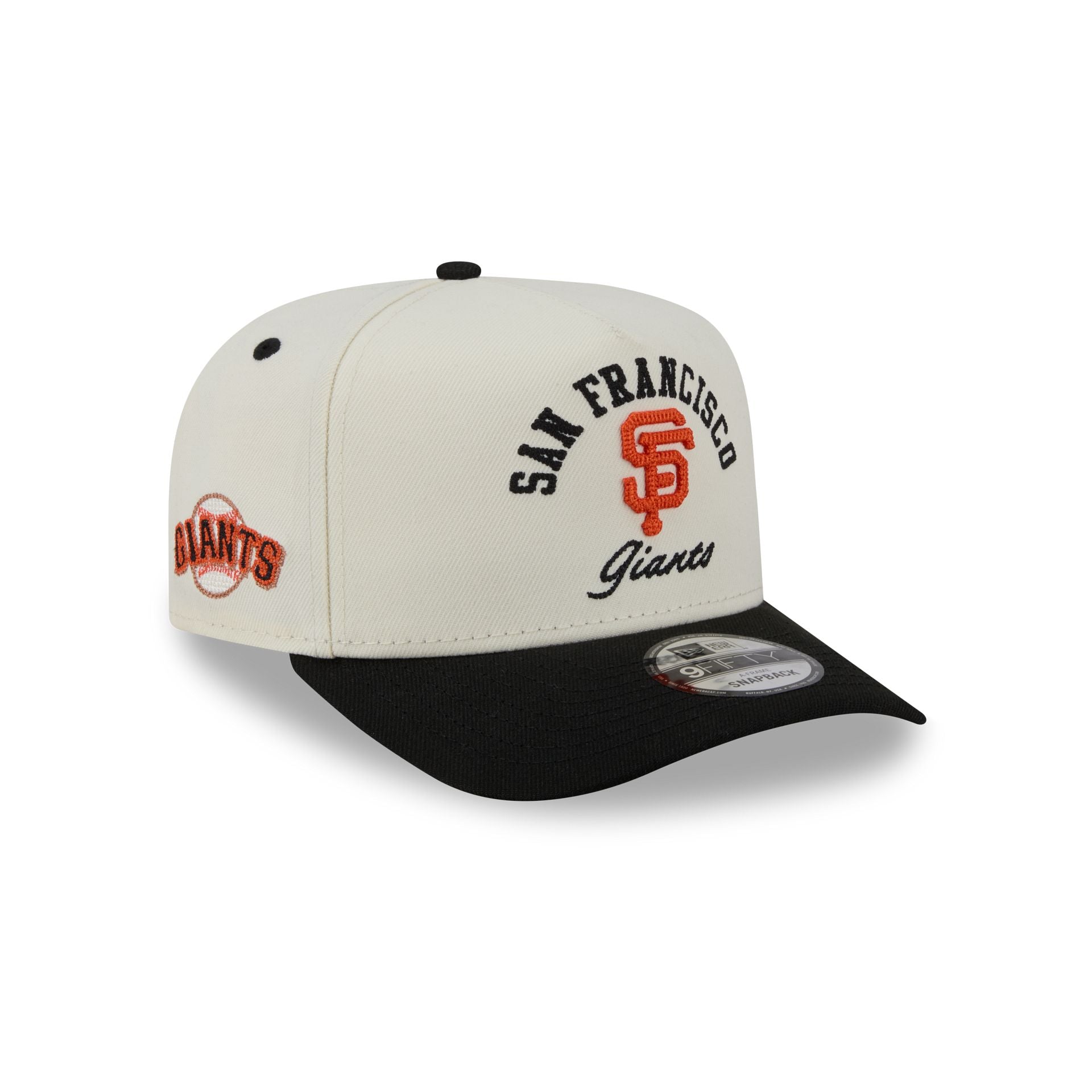 San Francisco Giants Arched Chrome White 9FIFTY A-Frame Snapback Hat