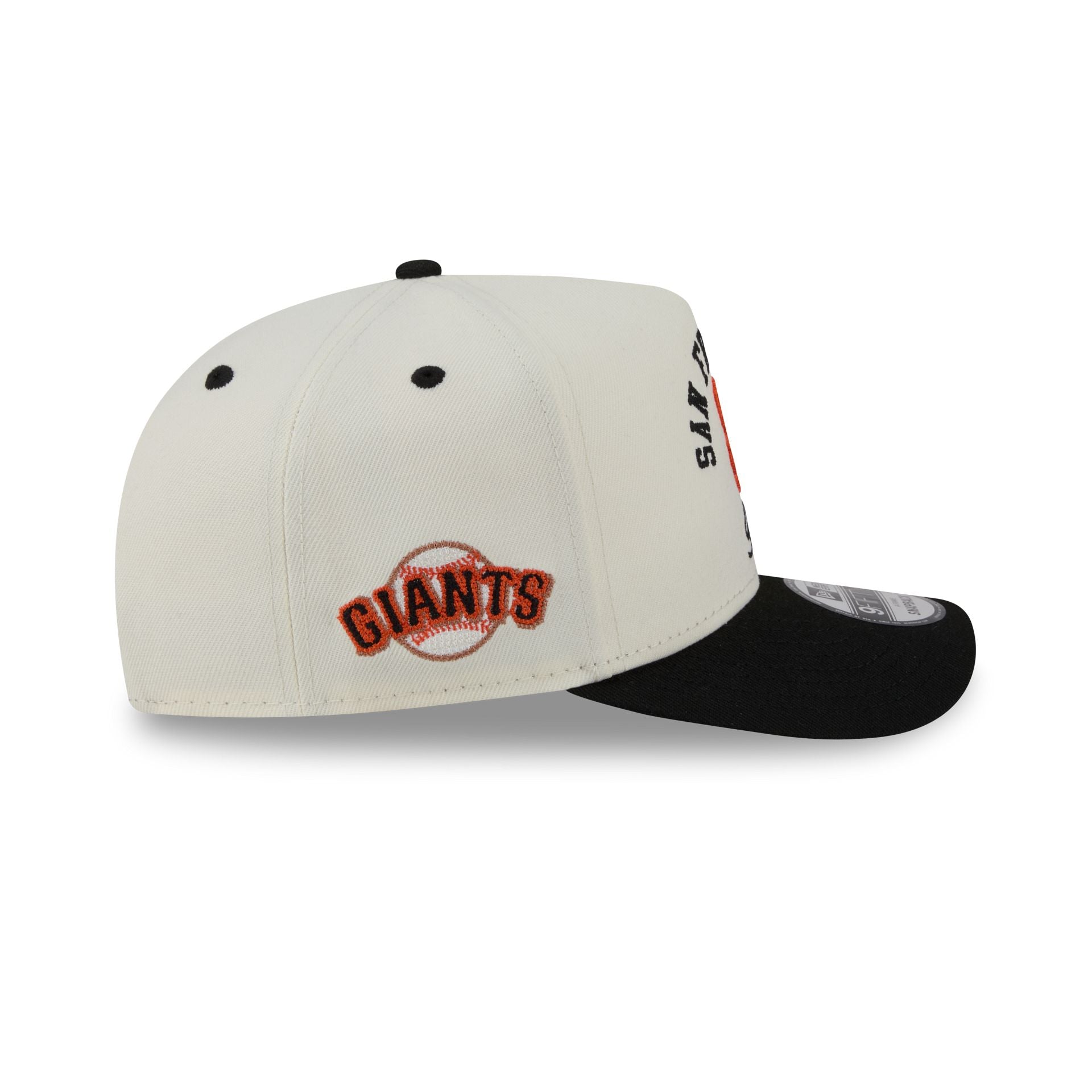 San Francisco Giants Arched Chrome White 9FIFTY A-Frame Snapback Hat