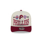 Philadelphia Phillies Three Hit Chrome White 9FIFTY A-Frame Snapback Hat