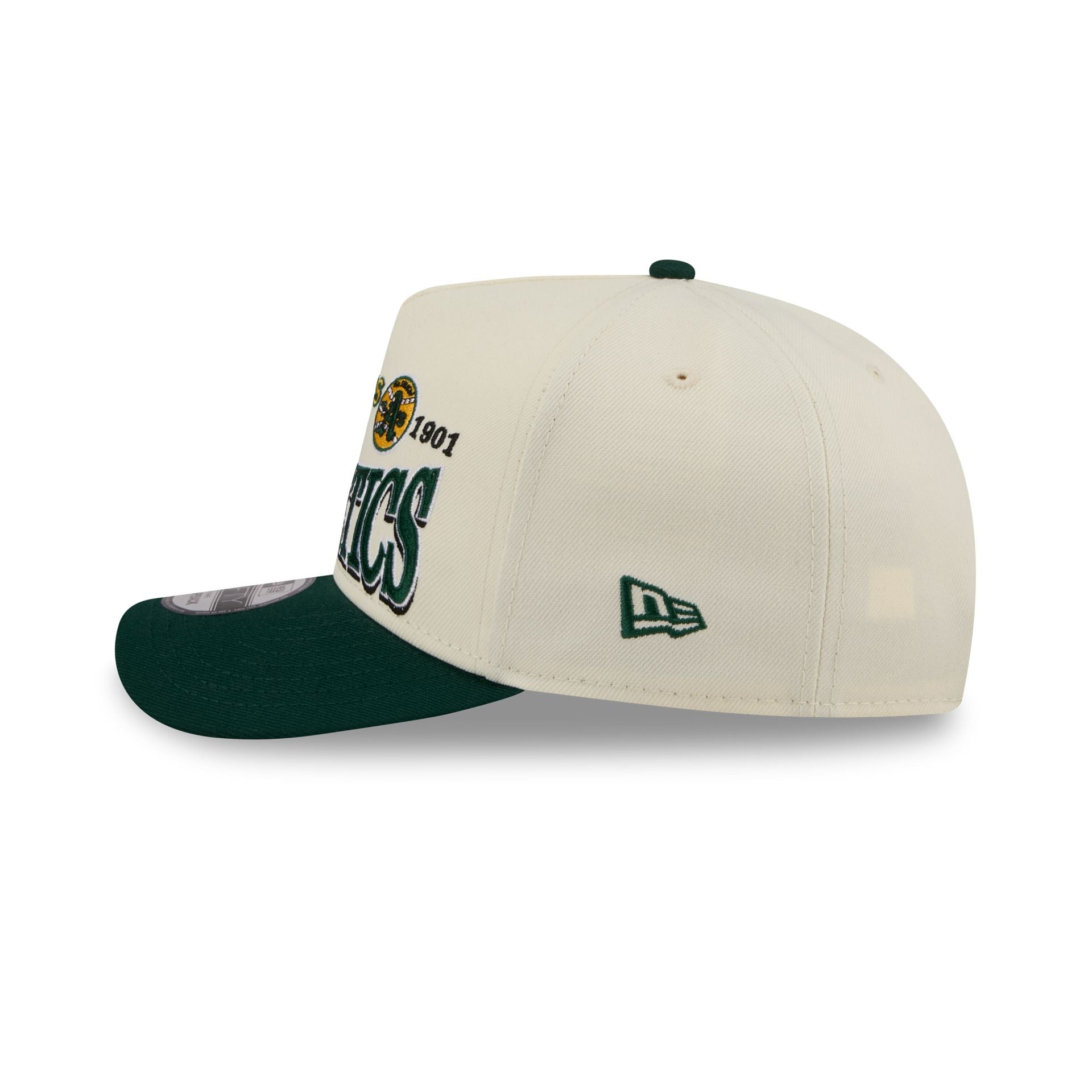 Athletics Three Hit Chrome White 9FIFTY A-Frame Snapback Hat