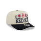 Boston Red Sox Three Hit Chrome White 9FIFTY A-Frame Snapback Hat