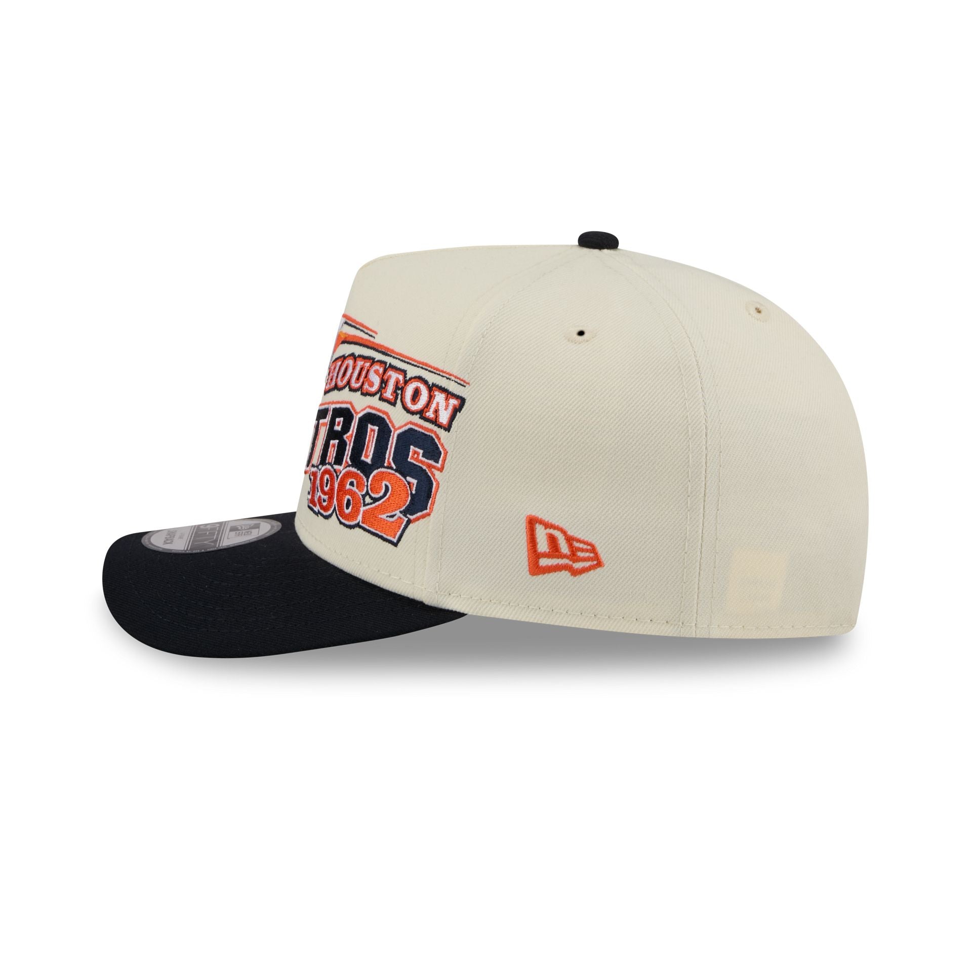 Houston Astros Chrome White Classic 9FIFTY A-Frame Snapback Hat