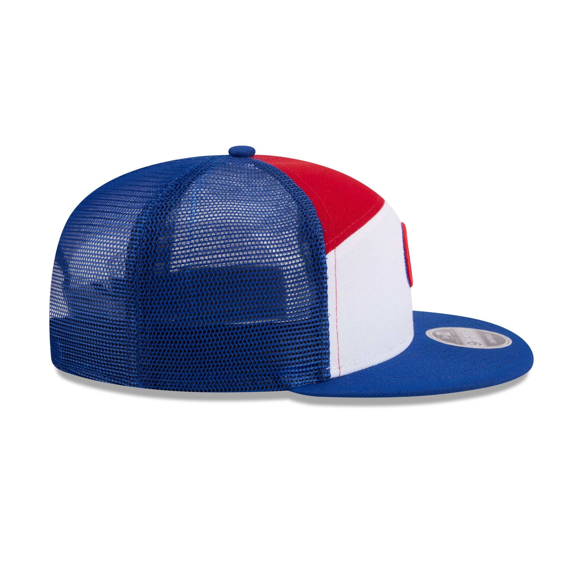 Chicago Cubs Block Split Panel 9FIFTY Trucker Hat