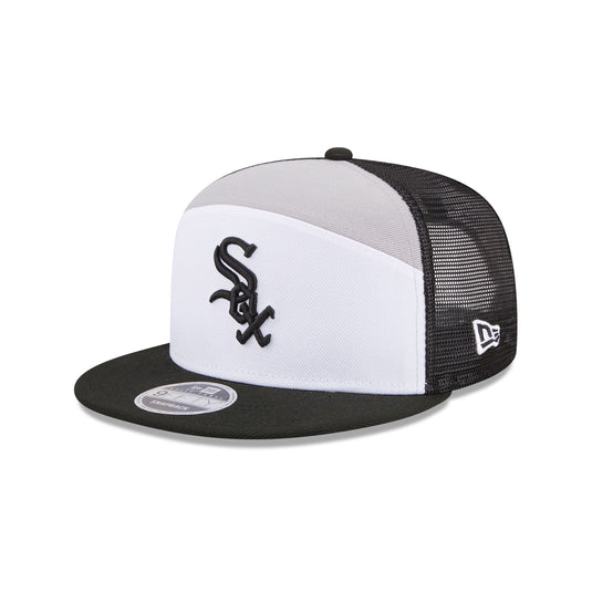 Chicago White Sox Block Split Panel 9FIFTY Trucker Hat - New Era Cap