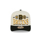 Boston Bruins Three Hit Chrome White 9FIFTY A-Frame Snapback Hat