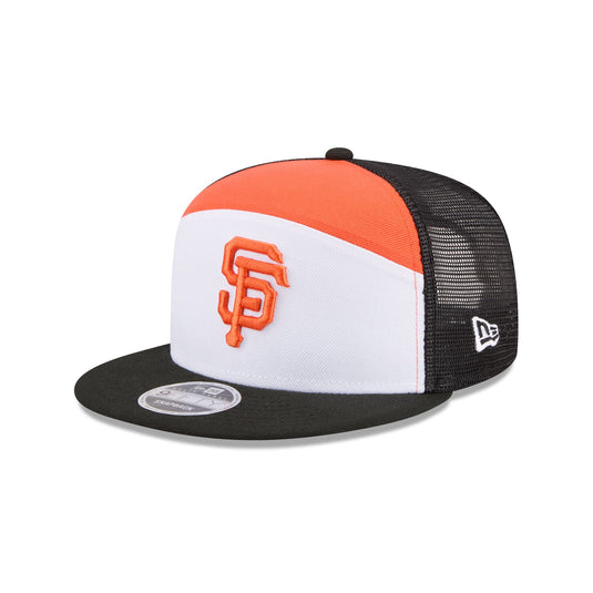 San Francisco Giants Block Split Panel 9FIFTY Trucker Hat - New Era Cap