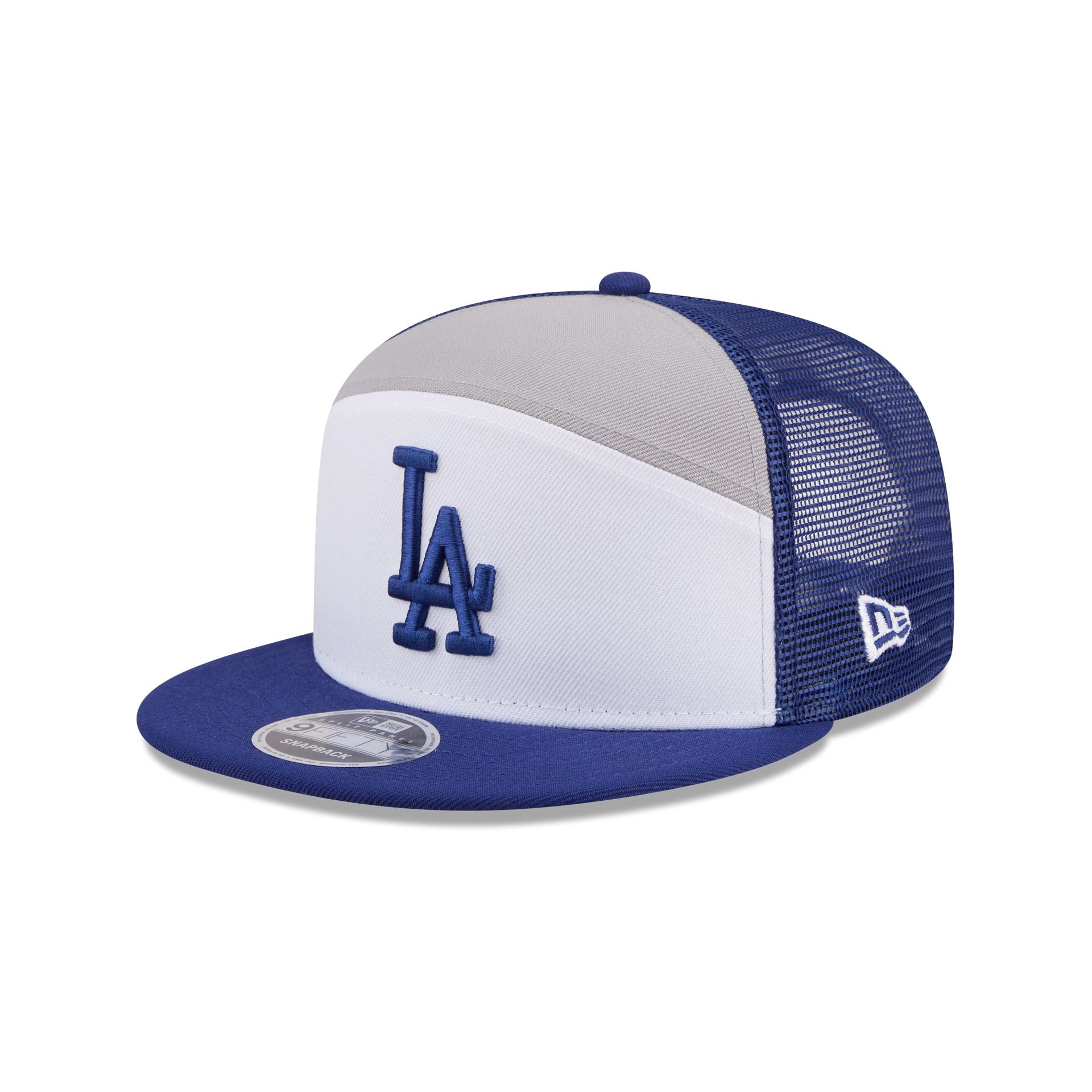 Los Angeles Dodgers Block Split Panel 9FIFTY Trucker Hat
