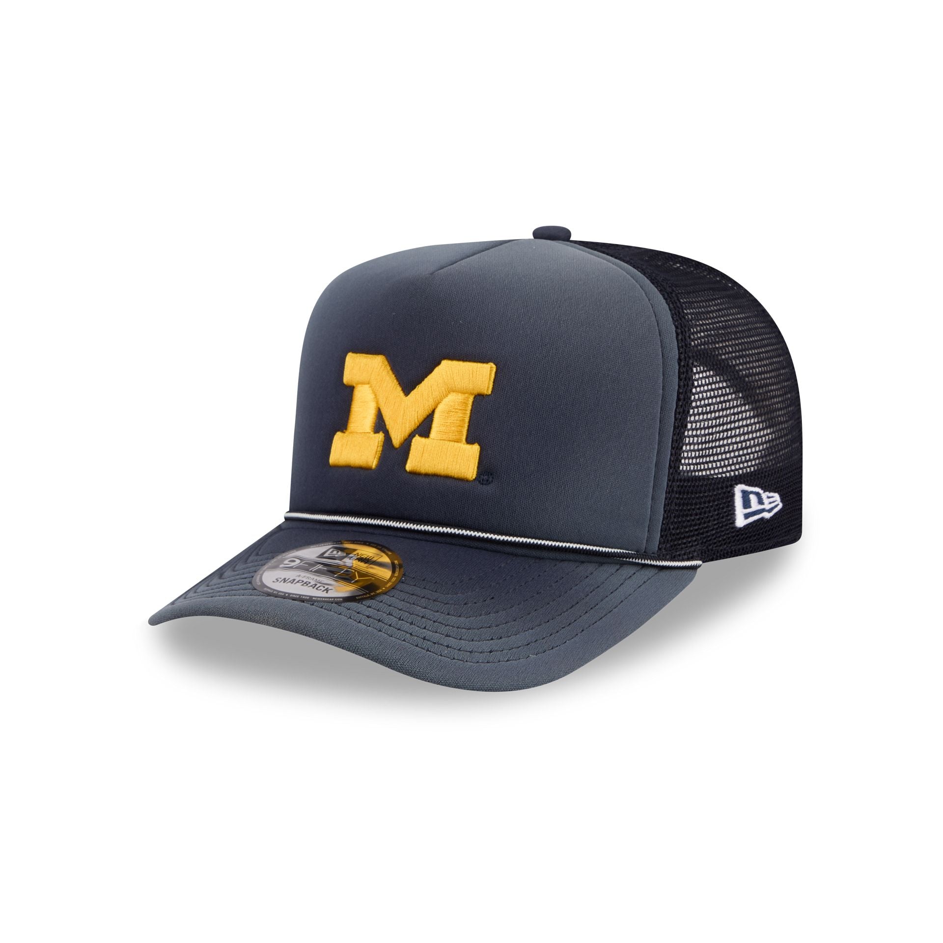 Michigan Wolverines Worn 9FIFTY A-Frame Trucker Hat