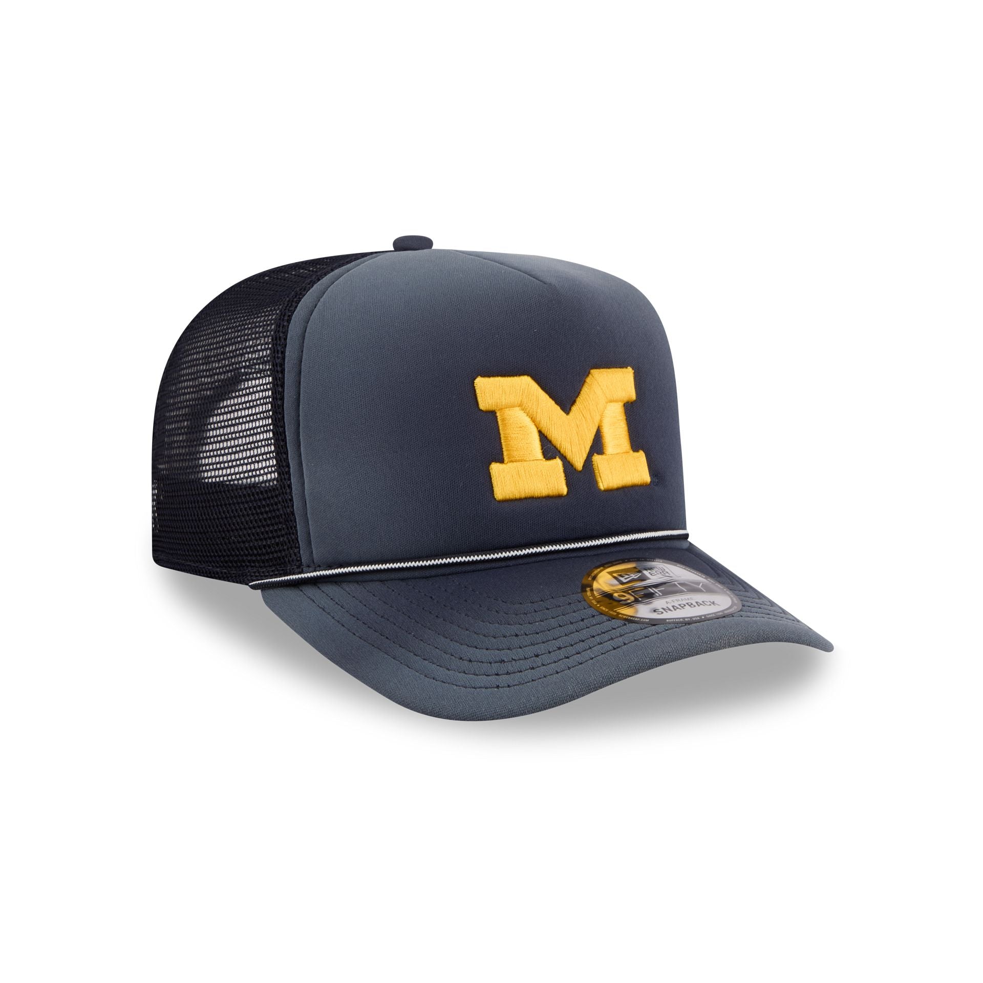 Michigan Wolverines Worn 9FIFTY A-Frame Trucker Hat