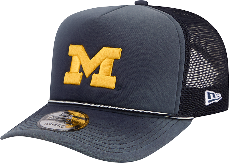 Michigan Wolverines Worn 9FIFTY A-Frame Trucker Hat