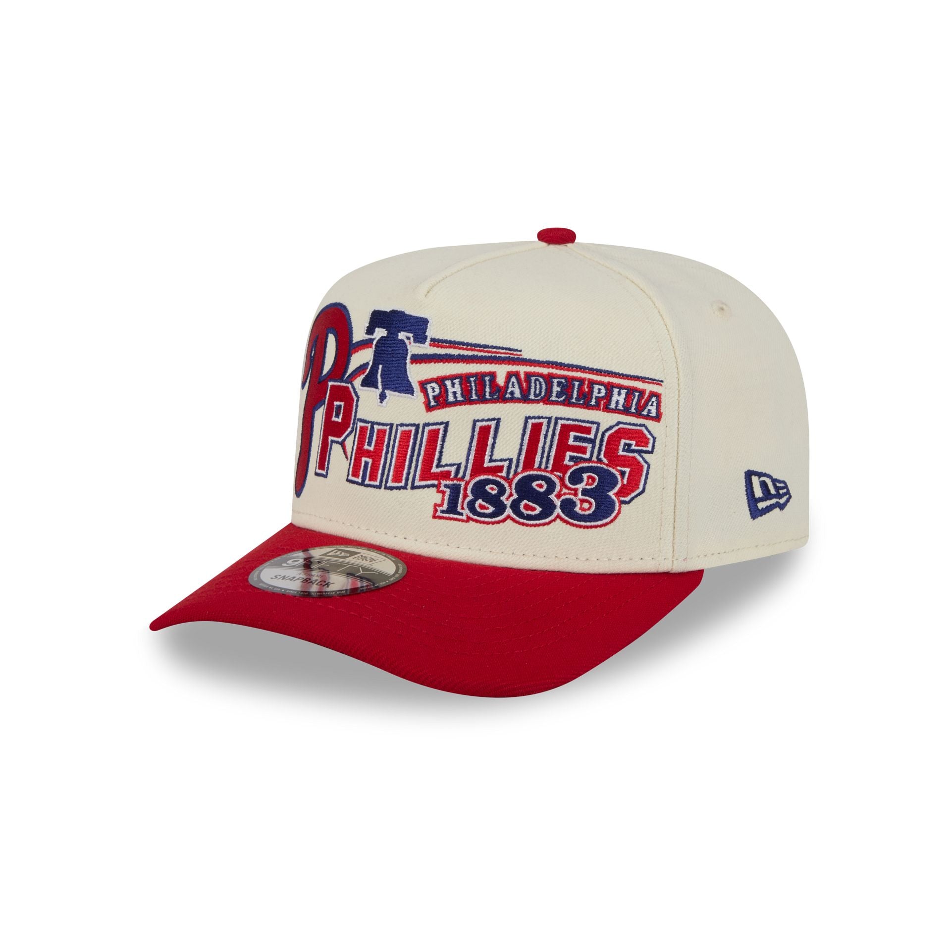 Philadelphia Phillies Chrome White Classic 9FIFTY A-Frame Snapback Hat