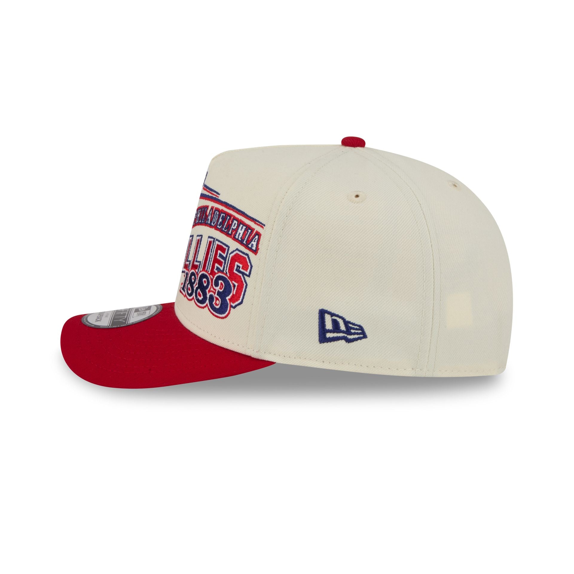 Philadelphia Phillies Chrome White Classic 9FIFTY A-Frame Snapback Hat