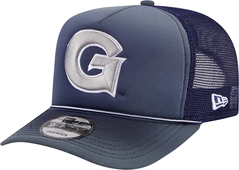 Georgetown Hoyas Worn 9FIFTY A-Frame Trucker Hat