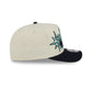 Seattle Mariners Chrome White Classic 9FIFTY A-Frame Snapback Hat