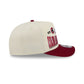 Colorado Avalanche Three Hit Chrome White 9FIFTY A-Frame Snapback Hat