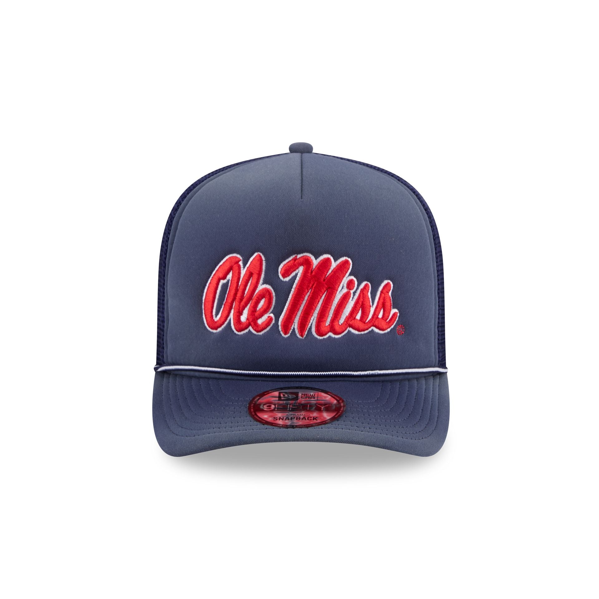 Mississippi Rebels Worn 9FIFTY A-Frame Trucker Hat