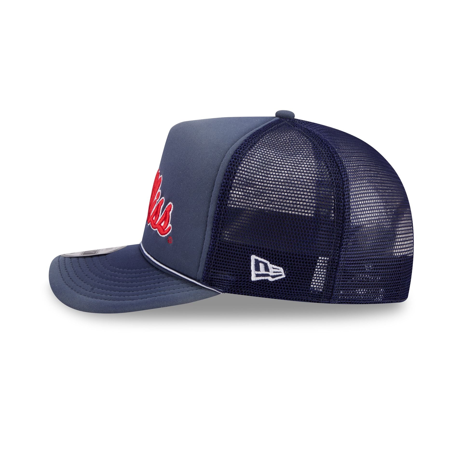 Mississippi Rebels Worn 9FIFTY A-Frame Trucker Hat