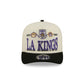 Los Angeles Kings Three Hit Chrome White 9FIFTY A-Frame Snapback Hat
