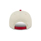 New Jersey Devils Three Hit Chrome White 9FIFTY A-Frame Snapback Hat