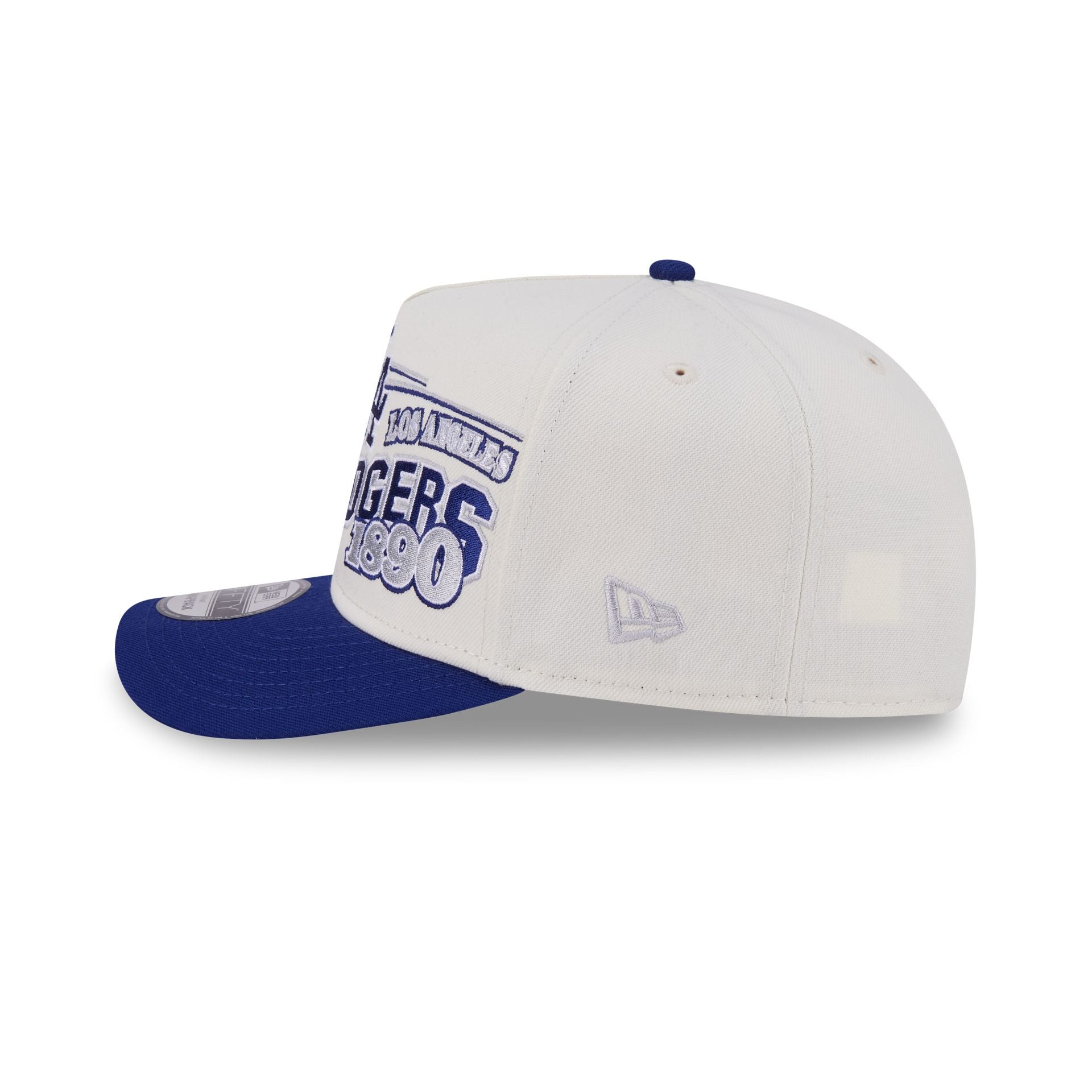 Los Angeles Dodgers Chrome White Classic 9FIFTY A-Frame Snapback Hat