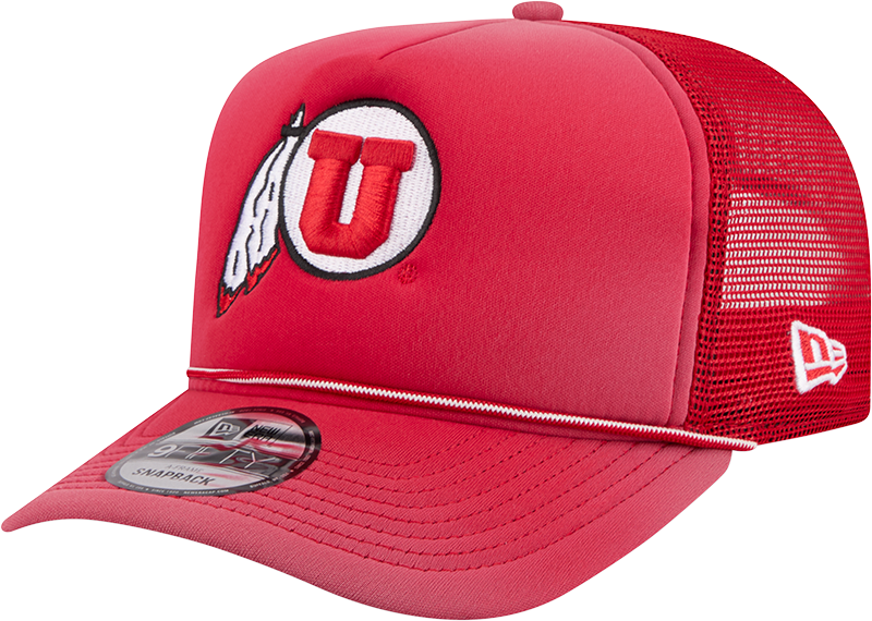 Utah Utes Worn 9FIFTY A-Frame Trucker Hat