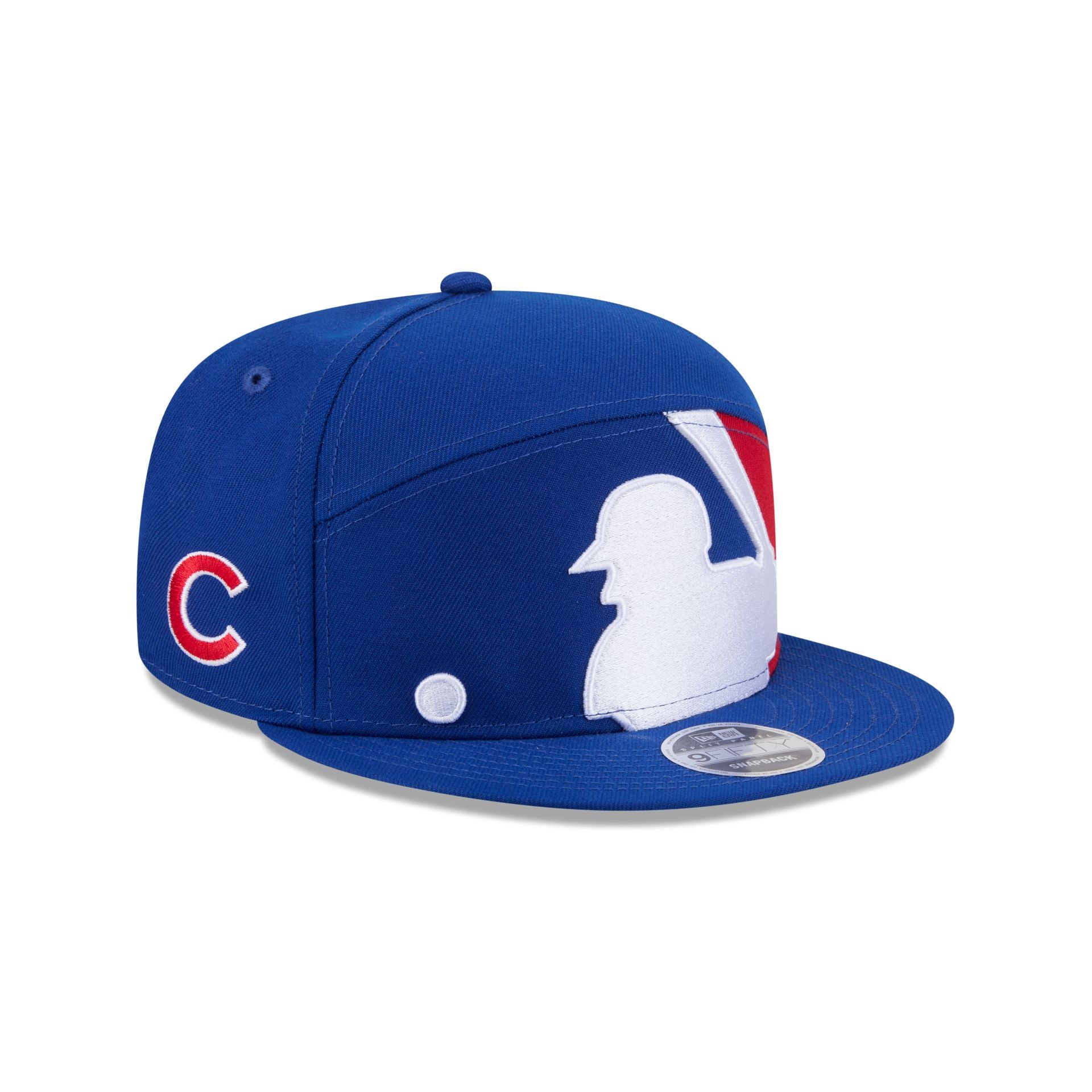 Chicago Cubs Batter Split Panel 9FIFTY Snapback Hat