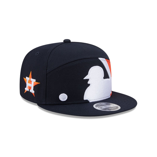 Houston Astros Batter Split Panel 9FIFTY Snapback Hat - New Era Cap