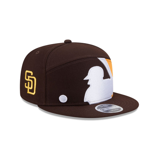 San Diego Padres Batter Split Panel 9FIFTY Snapback Hat - New Era Cap