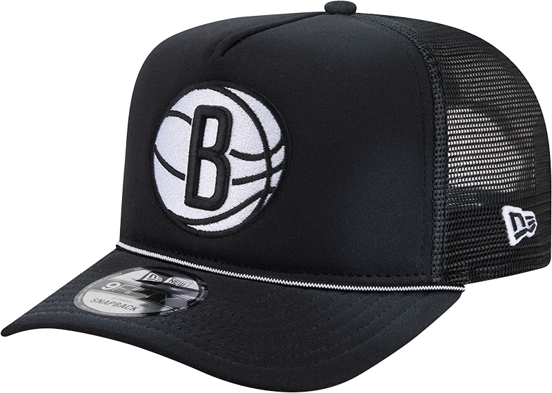 Brooklyn Nets Worn 9FIFTY A-Frame Trucker Hat