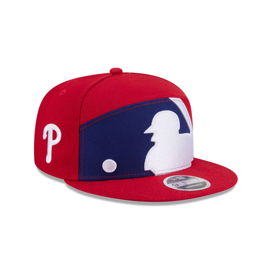 Philadelphia Phillies Batter Split Panel 9FIFTY Snapback Hat - New Era Cap