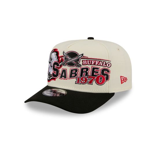 Buffalo Sabres Chrome White Classic 9FIFTY A-Frame Snapback Hat - New Era Cap