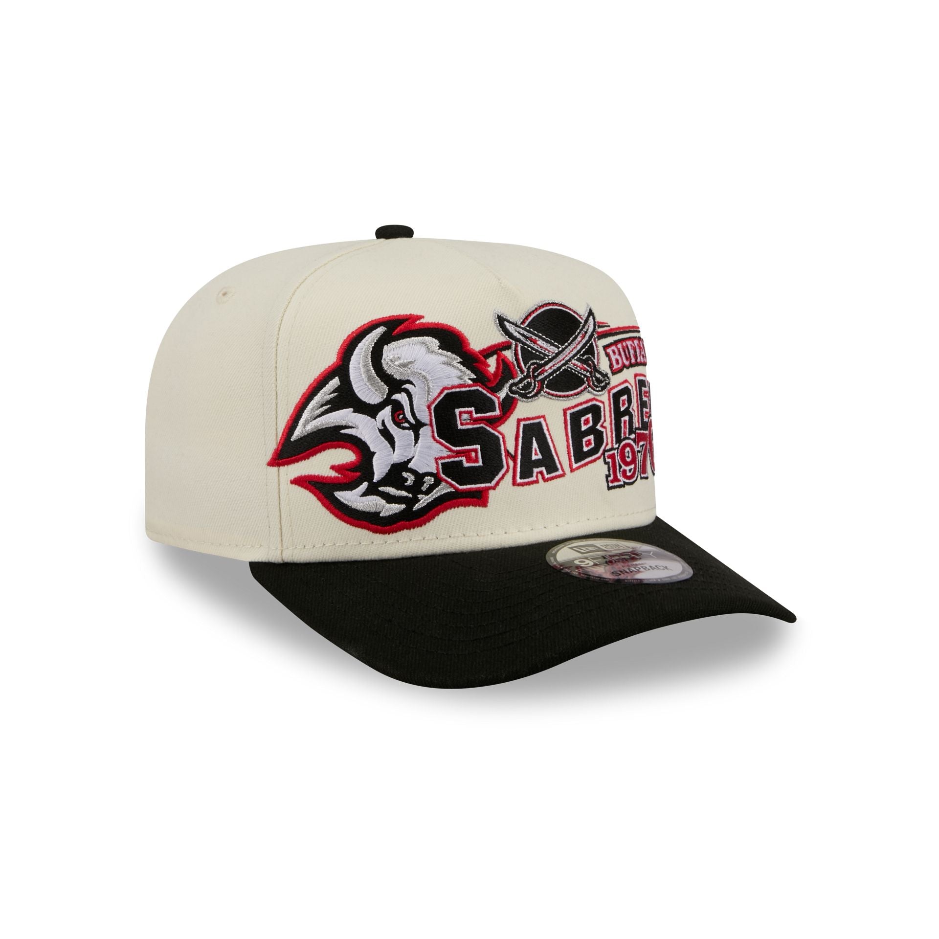 Buffalo Sabres Chrome White Classic 9FIFTY A-Frame Snapback Hat