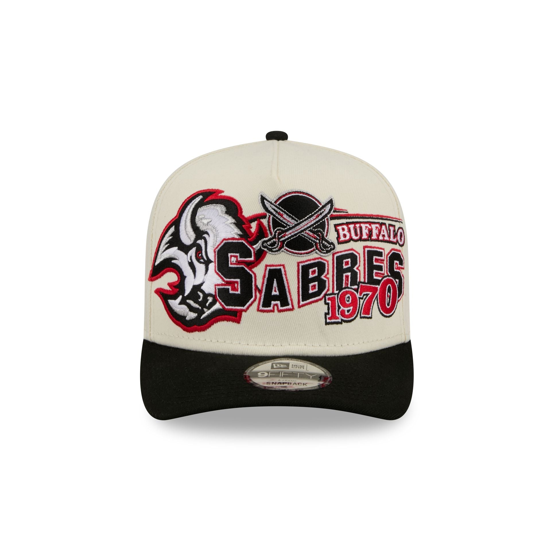 Buffalo Sabres Chrome White Classic 9FIFTY A-Frame Snapback Hat
