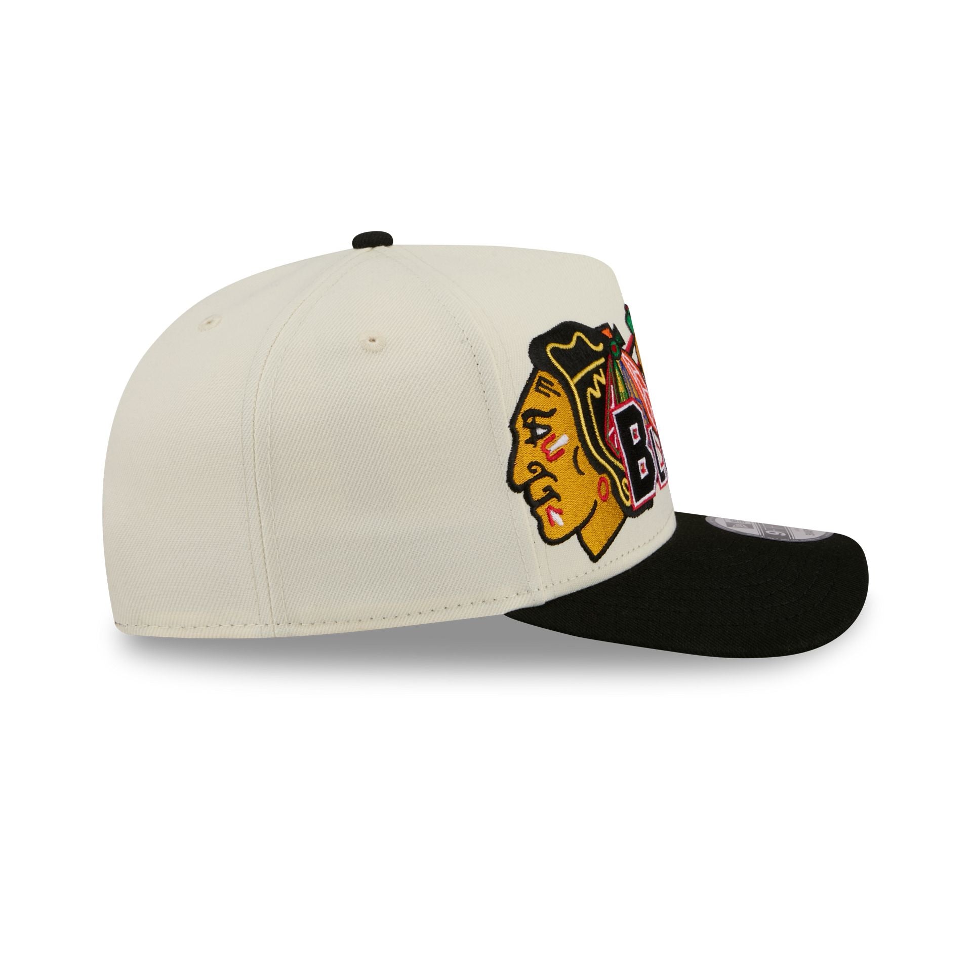 Chicago Blackhawks Chrome White Classic 9FIFTY A-Frame Snapback Hat