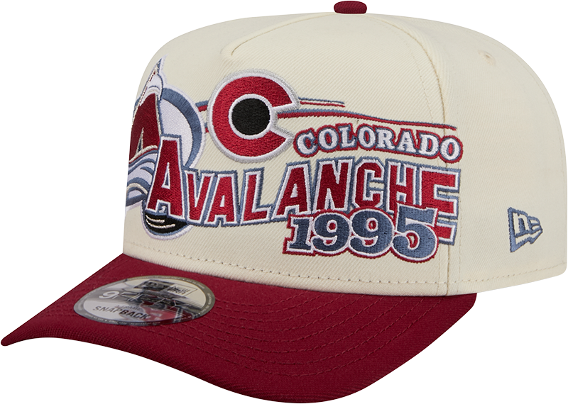 Colorado Avalanche Chrome White Classic 9FIFTY A-Frame Snapback Hat