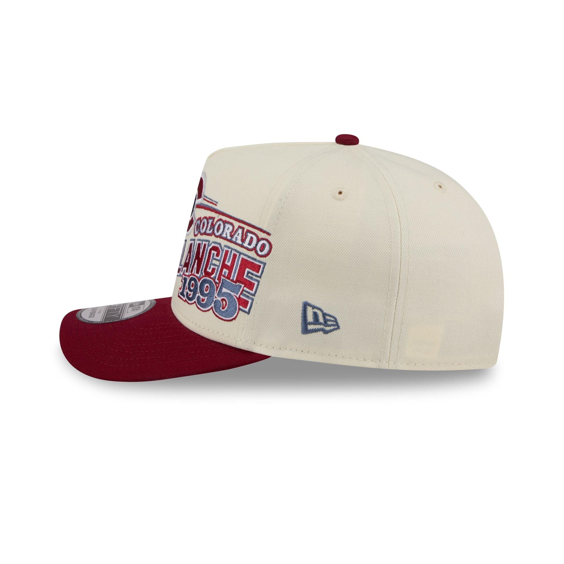 Colorado Avalanche Chrome White Classic 9FIFTY A-Frame Snapback Hat